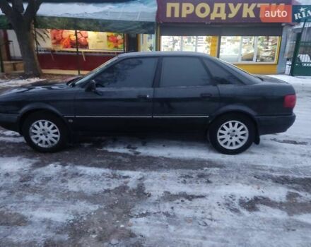Черный Ауди 80, объемом двигателя 1.99 л и пробегом 430 тыс. км за 3800 $, фото 1 на Automoto.ua