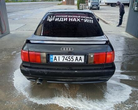 Чорний Ауді 80, об'ємом двигуна 2 л та пробігом 111 тис. км за 1600 $, фото 1 на Automoto.ua