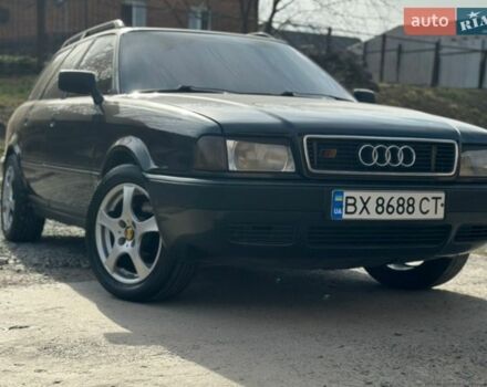 Черный Ауди 80, объемом двигателя 2 л и пробегом 472 тыс. км за 4900 $, фото 1 на Automoto.ua