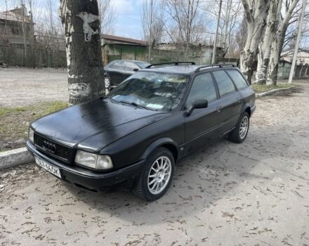 Черный Ауди 80, объемом двигателя 1.9 л и пробегом 100 тыс. км за 1563 $, фото 1 на Automoto.ua