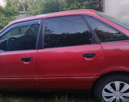 Красный Ауди 80, объемом двигателя 1.8 л и пробегом 400 тыс. км за 1100 $, фото 6 на Automoto.ua