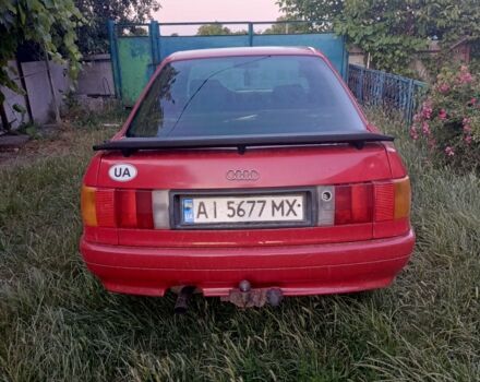 Красный Ауди 80, объемом двигателя 1.8 л и пробегом 400 тыс. км за 1100 $, фото 8 на Automoto.ua