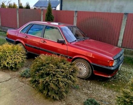 Красный Ауди 80, объемом двигателя 1.6 л и пробегом 17 тыс. км за 1600 $, фото 1 на Automoto.ua