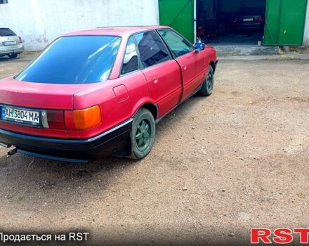 Красный Ауди 80, объемом двигателя 1.8 л и пробегом 0 тыс. км за 850 $, фото 2 на Automoto.ua