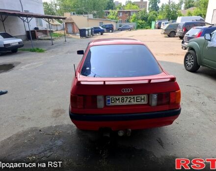 Красный Ауди 80, объемом двигателя 1.8 л и пробегом 303 тыс. км за 1300 $, фото 3 на Automoto.ua
