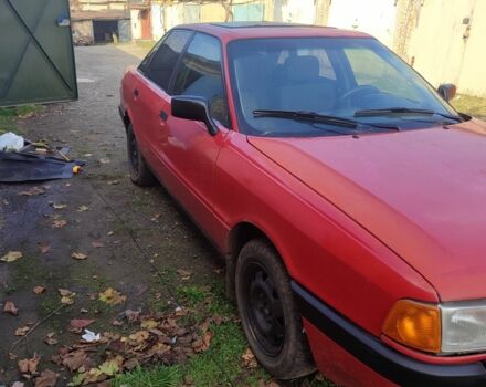 Червоний Ауді 80, об'ємом двигуна 1.8 л та пробігом 350 тис. км за 1250 $, фото 16 на Automoto.ua