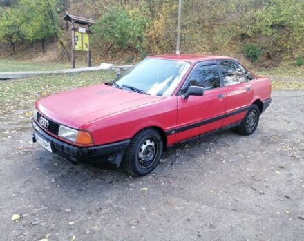 Красный Ауди 80, объемом двигателя 1 л и пробегом 111 тыс. км за 1250 $, фото 7 на Automoto.ua