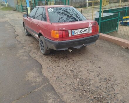 Красный Ауди 80, объемом двигателя 1.8 л и пробегом 1 тыс. км за 1500 $, фото 3 на Automoto.ua