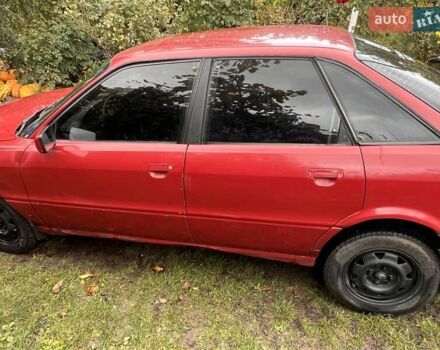 Червоний Ауді 80, об'ємом двигуна 1.78 л та пробігом 356 тис. км за 1500 $, фото 2 на Automoto.ua