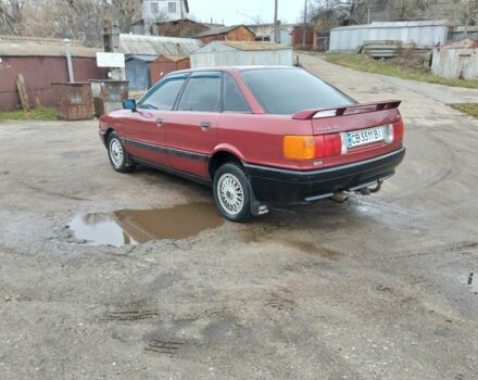 Красный Ауди 80, объемом двигателя 1.8 л и пробегом 240 тыс. км за 1250 $, фото 5 на Automoto.ua
