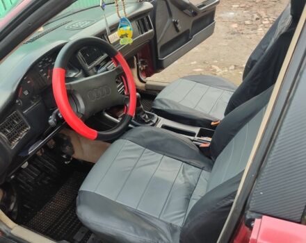 Красный Ауди 80, объемом двигателя 1.8 л и пробегом 280 тыс. км за 1600 $, фото 6 на Automoto.ua
