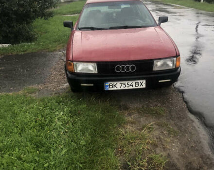 Червоний Ауді 80, об'ємом двигуна 1.8 л та пробігом 520 тис. км за 999 $, фото 1 на Automoto.ua