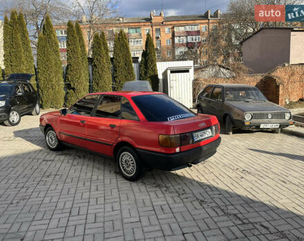 Красный Ауди 80, объемом двигателя 1.59 л и пробегом 300 тыс. км за 1890 $, фото 3 на Automoto.ua