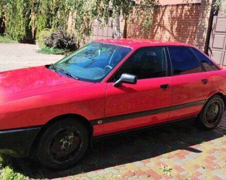 Червоний Ауді 80, об'ємом двигуна 1.8 л та пробігом 120 тис. км за 1200 $, фото 1 на Automoto.ua