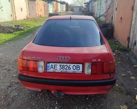 Красный Ауди 80, объемом двигателя 1.8 л и пробегом 350 тыс. км за 1250 $, фото 14 на Automoto.ua