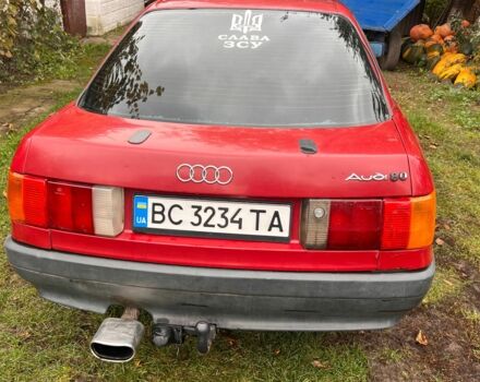 Червоний Ауді 80, об'ємом двигуна 1.8 л та пробігом 356 тис. км за 1500 $, фото 1 на Automoto.ua