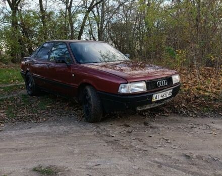 Червоний Ауді 80, об'ємом двигуна 1.8 л та пробігом 111 тис. км за 1200 $, фото 1 на Automoto.ua