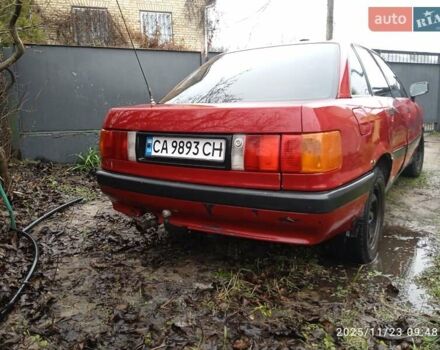 Красный Ауди 80, объемом двигателя 1.8 л и пробегом 350 тыс. км за 1000 $, фото 4 на Automoto.ua