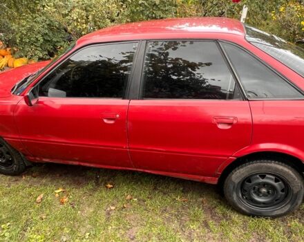 Червоний Ауді 80, об'ємом двигуна 1.8 л та пробігом 356 тис. км за 1500 $, фото 3 на Automoto.ua