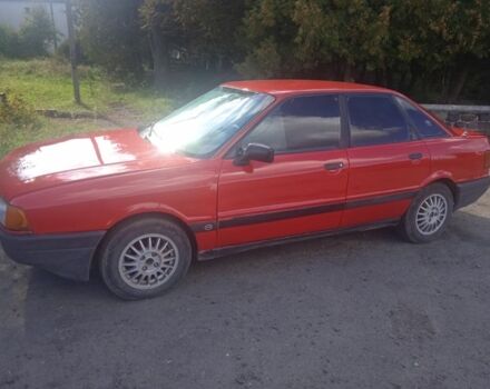 Красный Ауди 80, объемом двигателя 1.8 л и пробегом 80 тыс. км за 1400 $, фото 14 на Automoto.ua