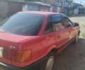 Красный Ауди 80, объемом двигателя 1.8 л и пробегом 250 тыс. км за 2500 $, фото 1 на Automoto.ua