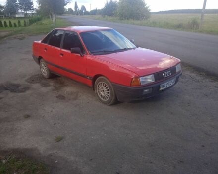 Красный Ауди 80, объемом двигателя 1.8 л и пробегом 80 тыс. км за 1400 $, фото 9 на Automoto.ua