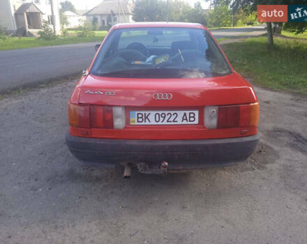 Червоний Ауді 80, об'ємом двигуна 1.8 л та пробігом 23 тис. км за 1400 $, фото 10 на Automoto.ua