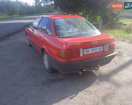 Червоний Ауді 80, об'ємом двигуна 1.8 л та пробігом 23 тис. км за 1400 $, фото 8 на Automoto.ua