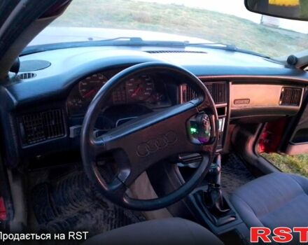 Красный Ауди 80, объемом двигателя 1.8 л и пробегом 300 тыс. км за 1750 $, фото 8 на Automoto.ua