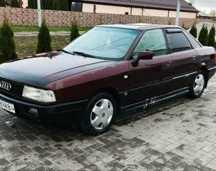 Красный Ауди 80, объемом двигателя 1.8 л и пробегом 281 тыс. км за 1500 $, фото 13 на Automoto.ua