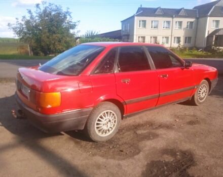 Красный Ауди 80, объемом двигателя 1.8 л и пробегом 80 тыс. км за 1400 $, фото 12 на Automoto.ua