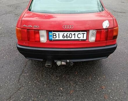 Красный Ауди 80, объемом двигателя 1.78 л и пробегом 320 тыс. км за 2300 $, фото 2 на Automoto.ua