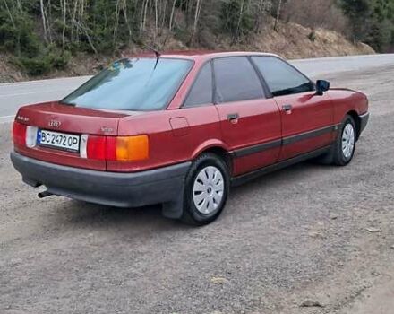 Красный Ауди 80, объемом двигателя 1.78 л и пробегом 406 тыс. км за 2700 $, фото 4 на Automoto.ua