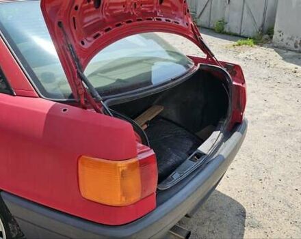 Красный Ауди 80, объемом двигателя 1.78 л и пробегом 130 тыс. км за 1700 $, фото 5 на Automoto.ua