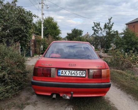 Красный Ауди 80, объемом двигателя 1.8 л и пробегом 360 тыс. км за 1600 $, фото 4 на Automoto.ua