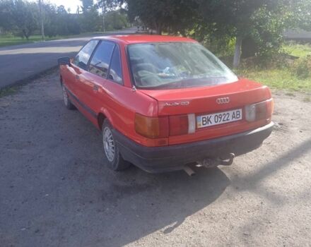 Красный Ауди 80, объемом двигателя 1.8 л и пробегом 80 тыс. км за 1400 $, фото 13 на Automoto.ua