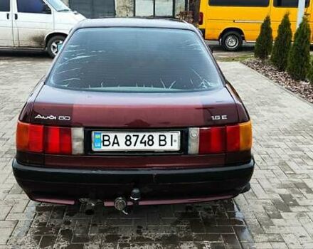 Красный Ауди 80, объемом двигателя 1.8 л и пробегом 281 тыс. км за 1500 $, фото 11 на Automoto.ua