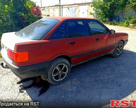 Червоний Ауді 80, об'ємом двигуна 1.8 л та пробігом 100 тис. км за 1650 $, фото 2 на Automoto.ua