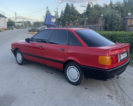 Красный Ауди 80, объемом двигателя 1.8 л и пробегом 233 тыс. км за 2500 $, фото 4 на Automoto.ua