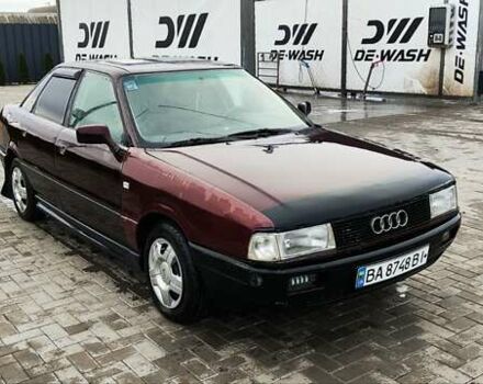 Красный Ауди 80, объемом двигателя 1.8 л и пробегом 281 тыс. км за 1500 $, фото 5 на Automoto.ua