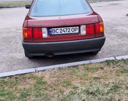 Красный Ауди 80, объемом двигателя 1.78 л и пробегом 406 тыс. км за 2700 $, фото 9 на Automoto.ua