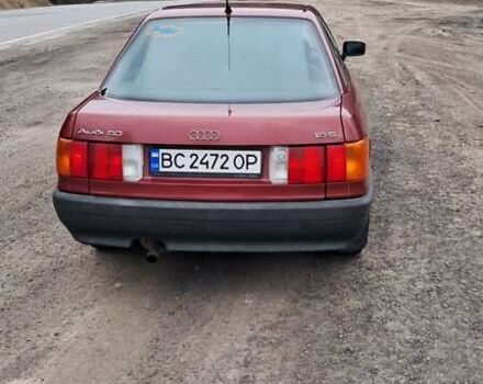 Красный Ауди 80, объемом двигателя 1.78 л и пробегом 406 тыс. км за 2700 $, фото 3 на Automoto.ua