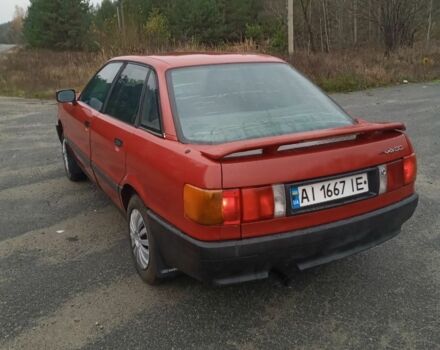 Красный Ауди 80, объемом двигателя 1.8 л и пробегом 299 тыс. км за 1750 $, фото 5 на Automoto.ua
