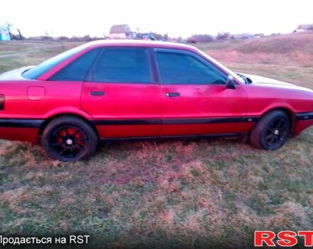 Красный Ауди 80, объемом двигателя 1.8 л и пробегом 300 тыс. км за 1750 $, фото 5 на Automoto.ua
