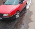 Красный Ауди 80, объемом двигателя 1.8 л и пробегом 100 тыс. км за 650 $, фото 1 на Automoto.ua