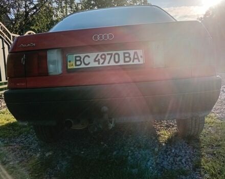 Червоний Ауді 80, об'ємом двигуна 8 л та пробігом 400 тис. км за 800 $, фото 2 на Automoto.ua