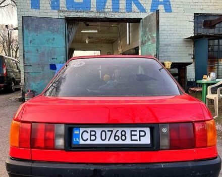 Ауди 80 1989 в Чернигове на Automoto.ua Красный Ауди 80, объемом двигателя 1.8 л и пробегом 200 тыс. км за 2800 $, фото 6 на Automoto.ua