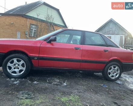 Красный Ауди 80, объемом двигателя 1.78 л и пробегом 180 тыс. км за 1500 $, фото 3 на Automoto.ua