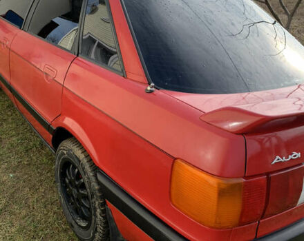 Красный Ауди 80, объемом двигателя 1.8 л и пробегом 235 тыс. км за 1800 $, фото 19 на Automoto.ua