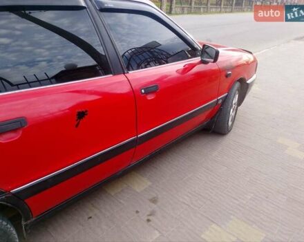 Красный Ауди 80, объемом двигателя 1.8 л и пробегом 318 тыс. км за 1650 $, фото 6 на Automoto.ua